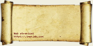 Trnjina Terzić vizit kartica